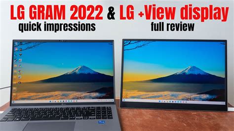 Lg Gram 2022 Impressions And View Display Review Youtube