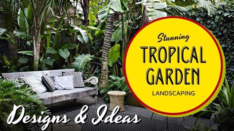 50 Stunning Tropical Garden Landscaping Design And Ideas