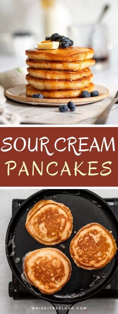 Crispy Pancakes Sour Cream Pancakes Gourmet Pancakes Tasty Pancakes