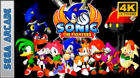 Sonic The Fighters Sega Model 2arcade Longplay 4k 60fps Youtube