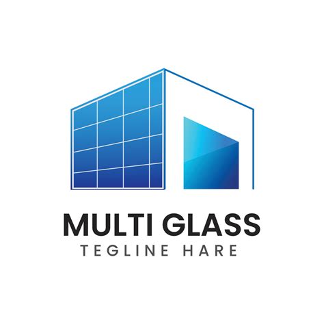 Creative Multi Glass Logo Design Vector Template 22821116 Vector Art At