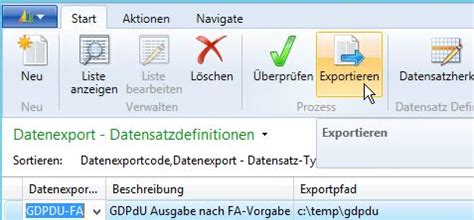 Die grundsätze zum datenzugriff und zur prüfbarkeit digitaler unterlagen (gdpdu) enthalten regeln zur aufbewahrung digitaler unterlagen und zur mitwirkungspflicht der steuerpflichtigen bei betriebsprüfungen. GDPdU Ausgabe aus Navision / Business Central in weinger ...