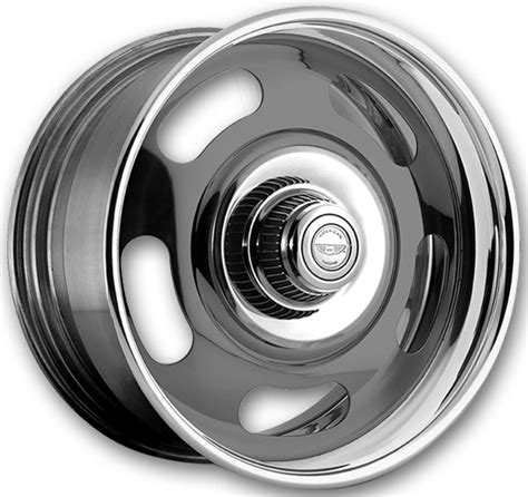 American Racing Wheels Vn327 Rally 2 Piece Gray Center Polished Barrel
