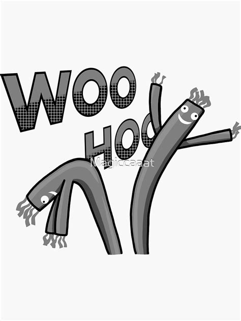 Woo Hoo Sticker For Sale By Magiccaaat Redbubble