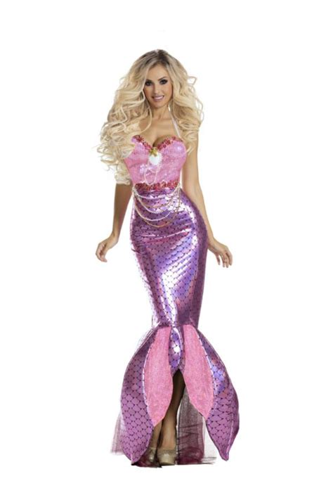 Blushing Beauty Mermaid Plus Size Starlinela And Party King Costumes