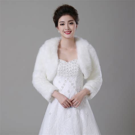 Have you shopped for the perfect coat or jacket for the. Faux Fur White / Ivory Wedding Bridal Wrap Shrug Shawl ...