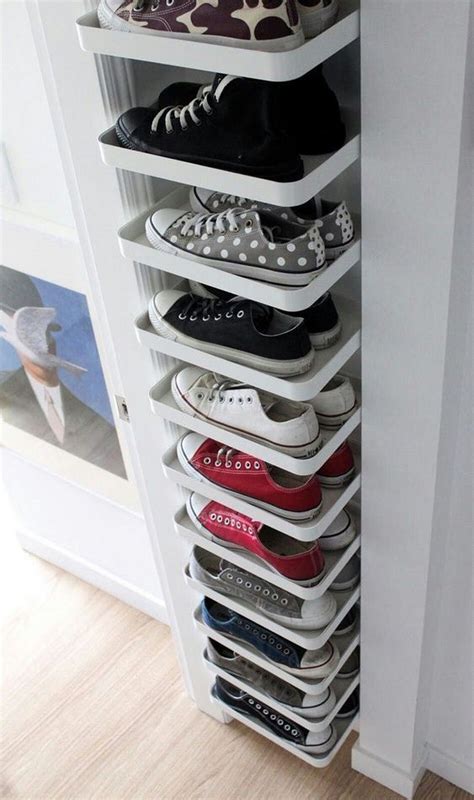 This might be exactly what you need to store your guests' sneakers or your. Cool And Clever Shoe Storage Ideas For Small Spaces ...