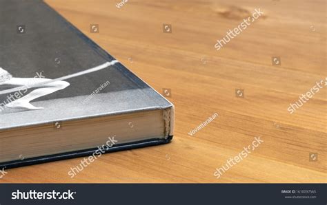 Binding Old Book Lying On Wooden Stock Photo 1610097565 Shutterstock