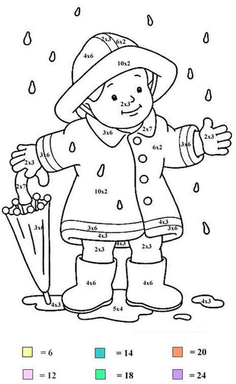Free printable number coloring pages from 1 to 10. CHARACTERS Color by Number coloring pages - Little boy ...