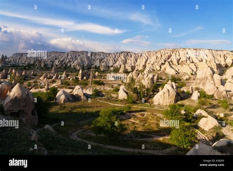 Typical Landscape Of Cappadocia Goreme Valley Turkey Stock Photo Alamy