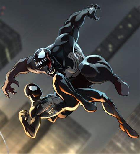Spider Man Vs Venom Black Spiderman Spiderman Personajes
