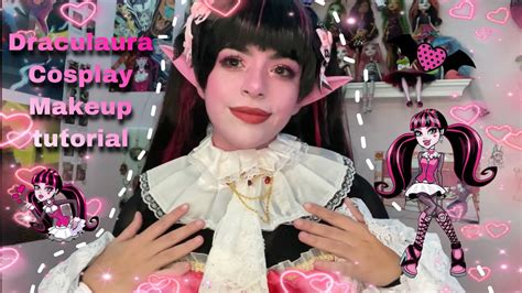 Monster High Draculaura Cosplay Makeup Tutorial Youtube