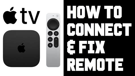 Apple Tv How To Connect Remote Fix How To Pair Remote Restart Remote