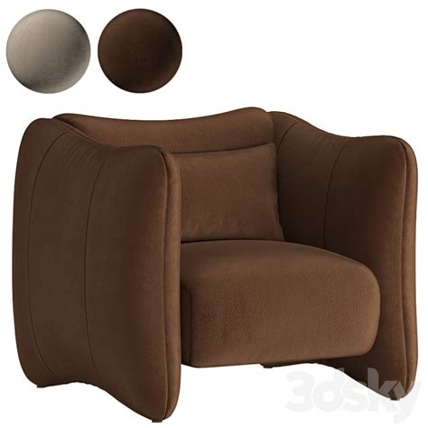 bongo bay lounge bruhl armchair arm chair 3d model