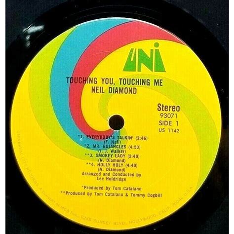 Neil Diamond Touching You Touching Me Original 1969 Vinyl LP Record