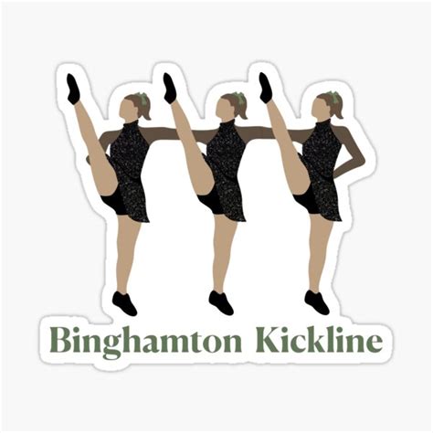 Bing Kickline Dancers Sticker For Sale By Amyefranko Redbubble