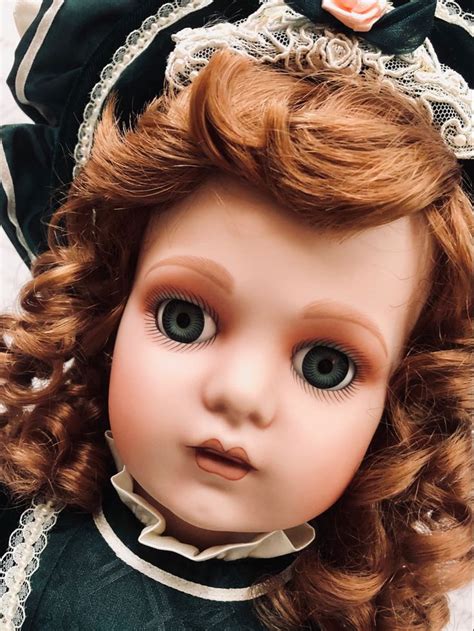 the bebe bru irish doll a very rare repro doll porcelain by the franklin mint Ретро