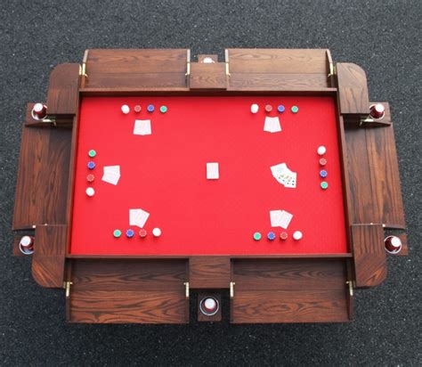 Metal game/garden table and four chairs in very good vintage condition. Custom Oak Game Table | Custom Poker Table | Custom ...