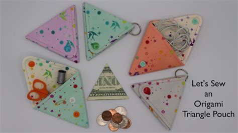 Lets Sew An Origami Triangle Pouch