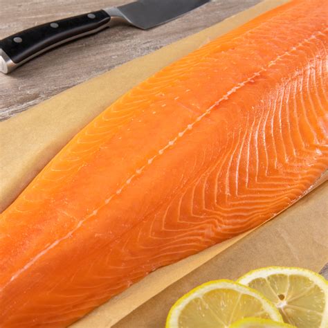 Superior Grade Atlantic Salmon Fillet Half Slab Andreis Gourmet Place