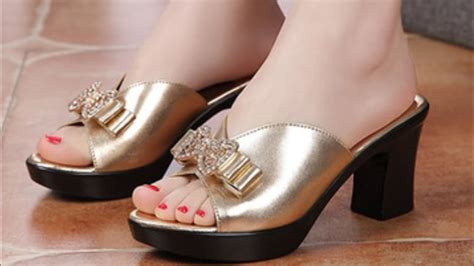 Very Very Stylish New Latest Formal Dresses Shoes Footwear Sandal