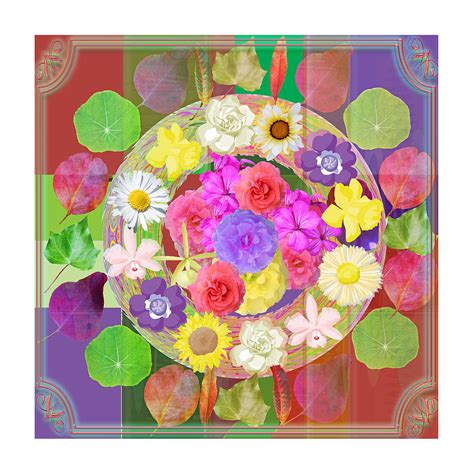 Flower Disc Rose Flower Petal Art Texture N Color Tones Navinjoshi