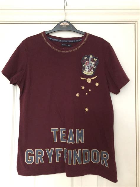 Harry Potter Team Gryffindor T Shirt Size Small Uk 6 8 Gem