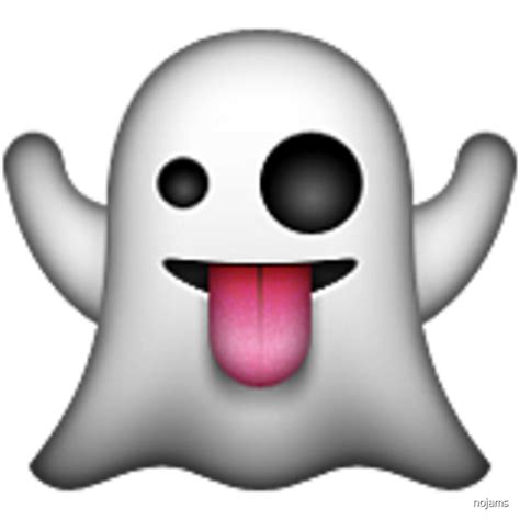 Ghost Emoji By Nojams Redbubble