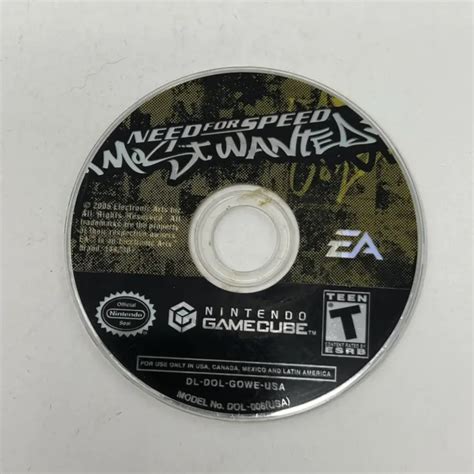 NEED FOR SPEED Most Wanted Nintendo GameCube Game Disc Only Tested PicClick