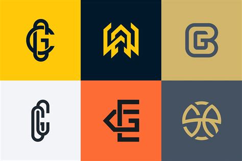 Monogram Logo Collection Illustrator Templates Creative Market