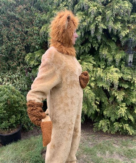 Adults Wizard Of Oz Fancy Dress Cowardly Lion Costume For Hire