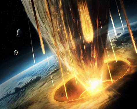 Meteors Hitting Earth High Resolution