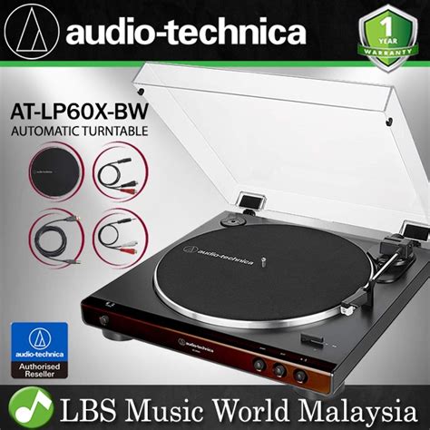 Audio Technica At Lp60x Bw Fully Automatic Usb Belt Drive Stereo