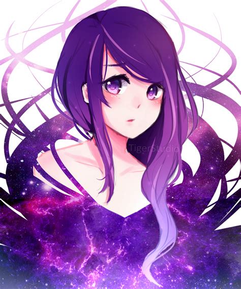 Purple Galaxy By Tigerstudio On Deviantart Theme Anime 4k Hd