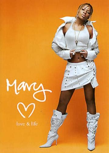 Mary J Blige Love And Life Japanese Promo Handbill 301953