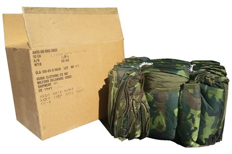 10 Pack New Genuine Us Military Surplus Woodland Poncho Liners Buy