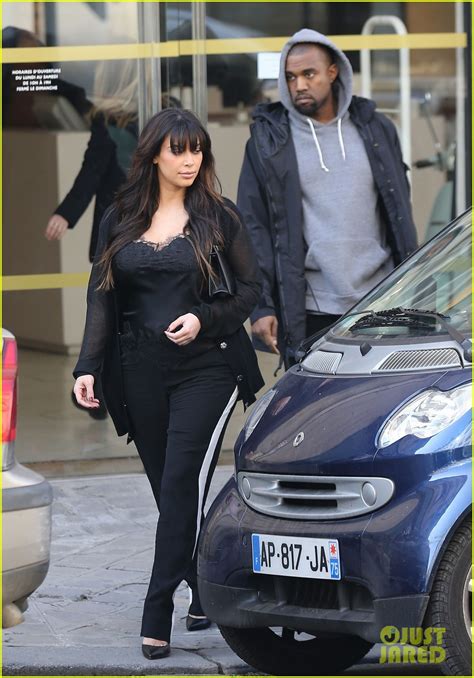 Kim Kardashian Pregnant Paris Getaway With Kanye West Photo 2841983