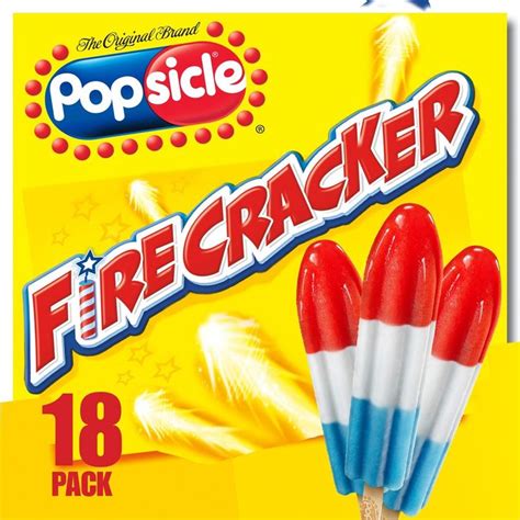 The Original Brand Popsicle Firecrackers 18pk Popsicles Bomb Pop