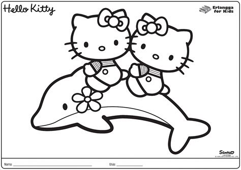Gambar Mewarnai Hello Kitty Gambar Mewarnai Gambar Hello Kitty Untuk