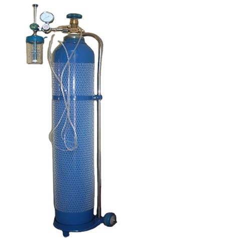 Medical Gas Equipment Portable Cylinder With Oxygen Cylinder Trolley China Oxygen Cylinder And