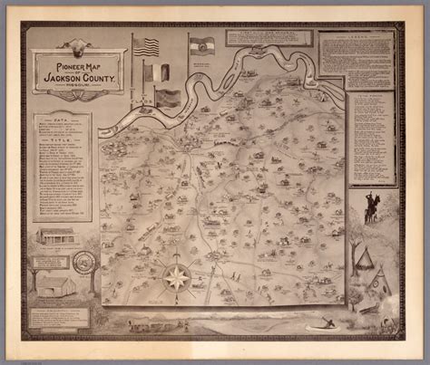 Pioneer Map Of Jackson County Missouri David Rumsey Historical Map