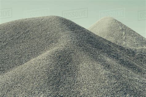 Gravel Pile In Desert Near Wendover Utah Stock Photo Dissolve