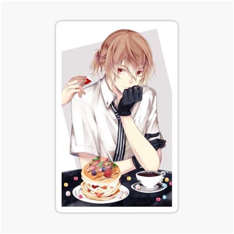 Goro Akechi Pancakes Sticker For Sale By Oui Ouibaguette Redbubble