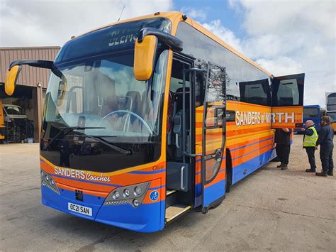 East Norfolk And East Suffolk Bus Blog New Arrival For Sanders Coaches