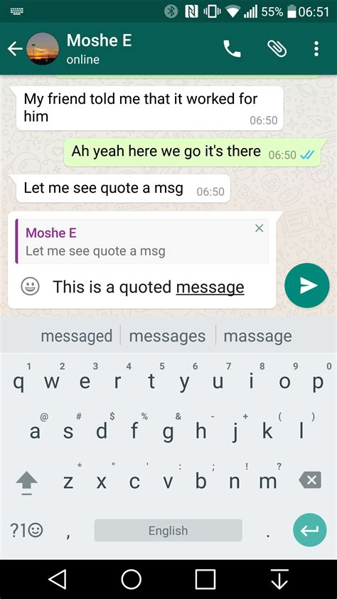 WhatsApp 2.16.118 Beta Adds Message Quotes And Replies