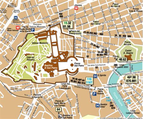 Need To Know Our Way Around Rome Map City Maps Vatican City