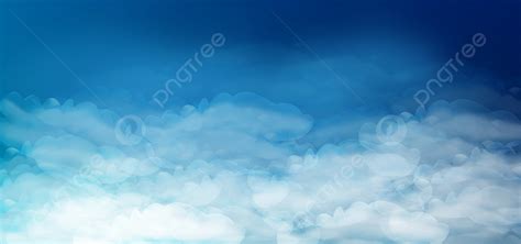 Background Langit Biru Dengan Desain Latar Belakang Awan Langit Latar