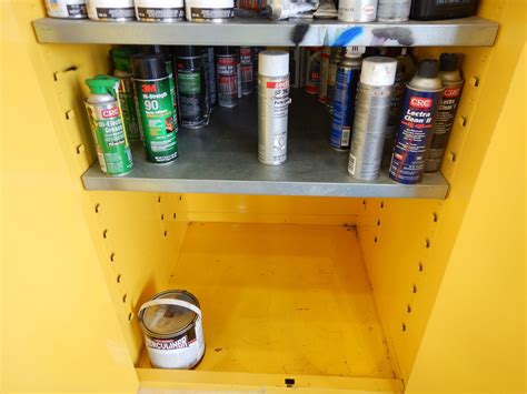 They are designed to provide a heat resistant enclosure of flammable liquid containers to help protect personnel and property from devastating fires. JUSTRITE FLAMMABLE CABINET Shop Equipment - J.M. Wood ...