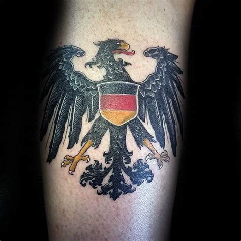 50 German Eagle Tattoo Designs For Men Germany Ink Ideas Tattoo