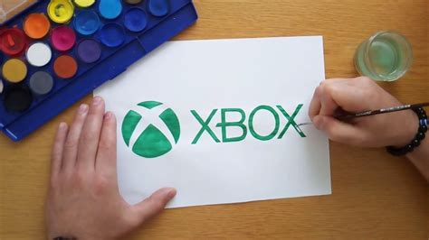 How To Draw The Xbox Logo Logo Drawing Youtube Xbox